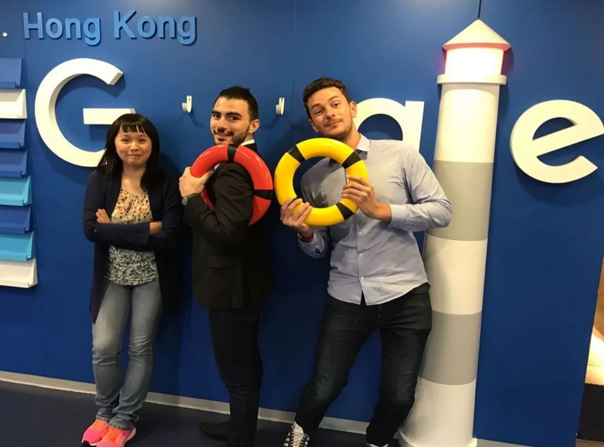 Chez Google Hong Kong, pendant ma mission AXA